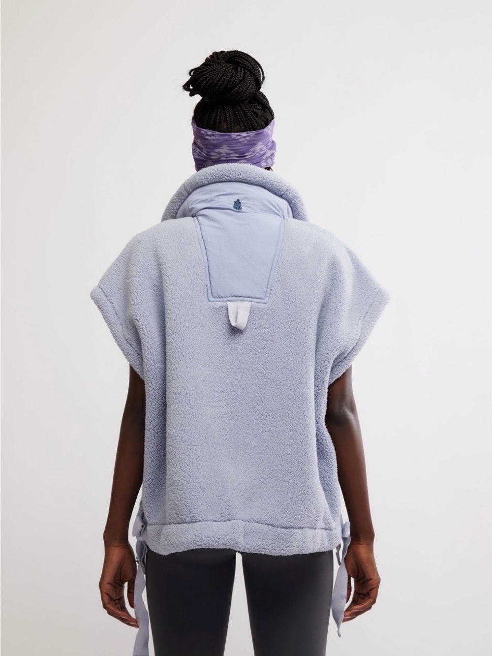 FP Movement by Free People scout it Out Fleece Vest with Snap Front - Picture 4 of 6